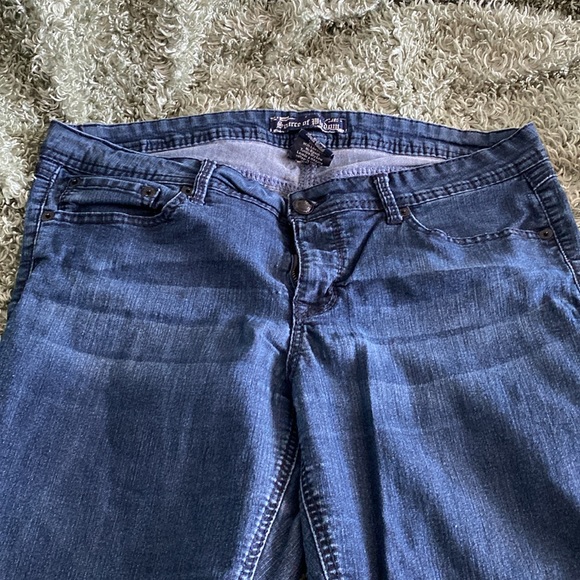 Source of Wisdom Jeans - Boot Cut - Dark Wash - Lightly Used - Good Condition - Picture 2 of 5